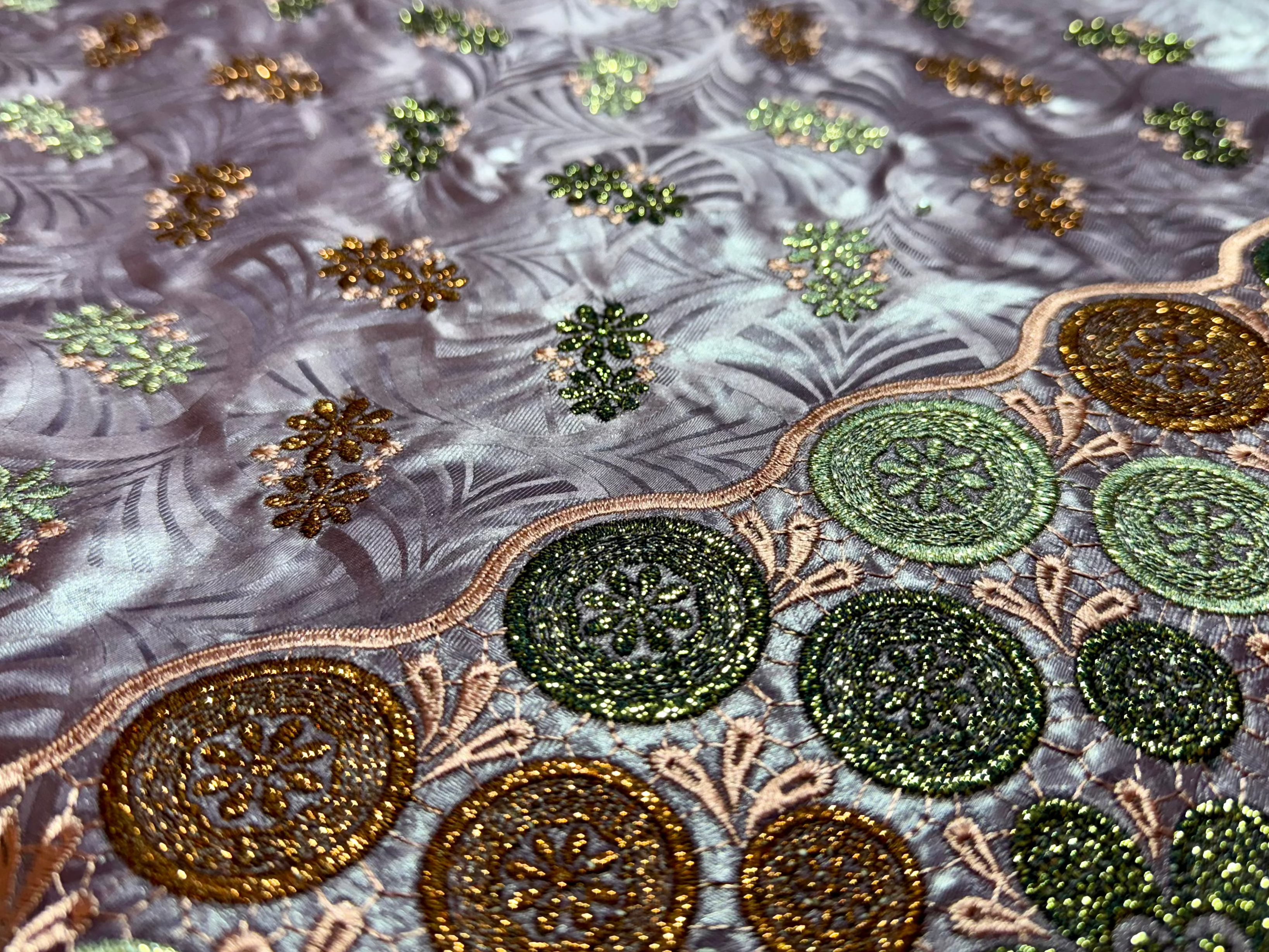 Bazin Embroidery